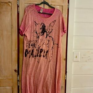 Magnolia Pearl Cupid long pink tee dress worn once.